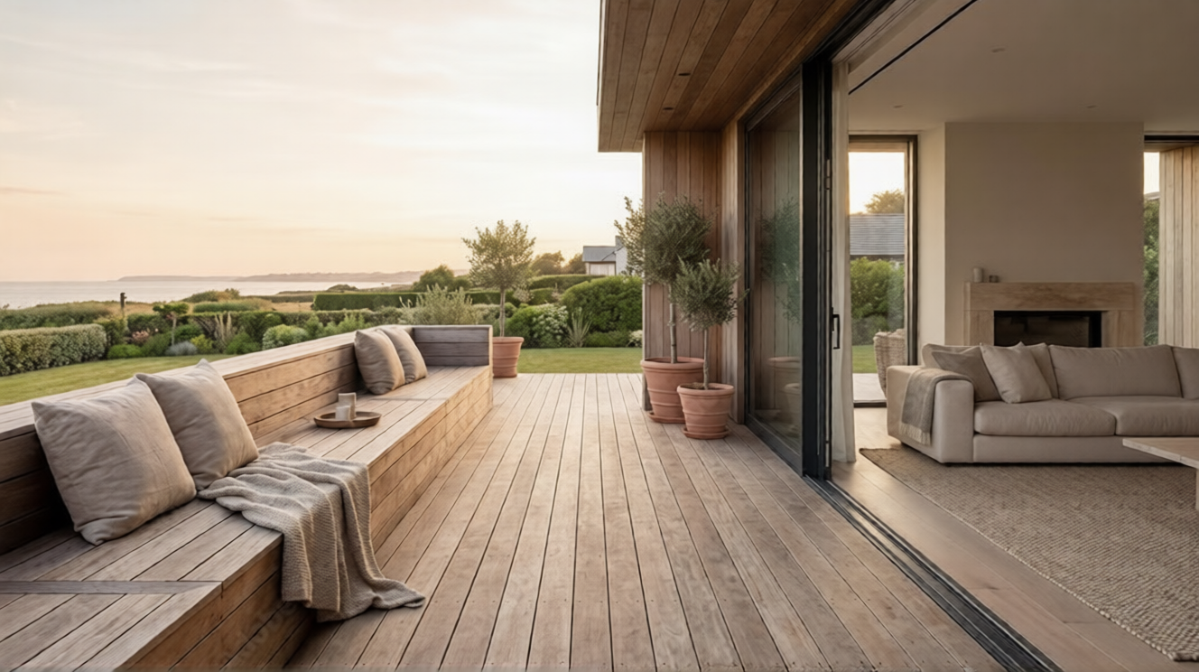 Custom deck by True North Construction