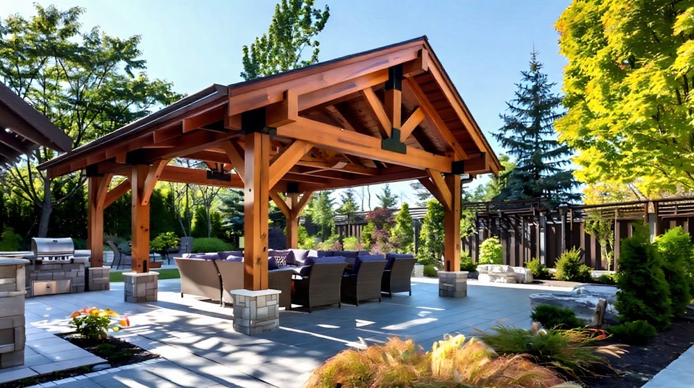 Deck and outdoor living space